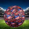 Fußballverein Aufdruck Größe 5 Fußball, PU Abriebfester Fußball für Spieltraining und tägliches Üben, Geburtstagsgeschenk für Fußballfans