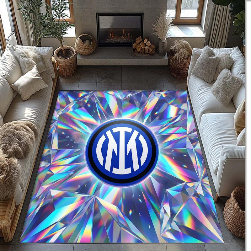 Borussia Dortmund Printed Flannel Area Rug Non Slip Soft Polyester Floor Carpet Indoor Decor Mat for Bedroom Living Room Sofa