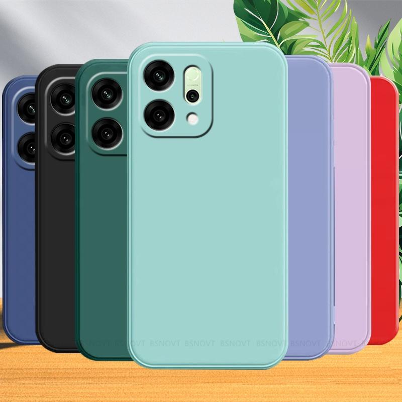 For Reno 14 Case Cover OPPO Reno 14 Pro Capas New Shockproof Phone Bumper Back Soft TPU Original Liquid Silicone Fundas Reno 14