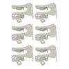 12 Pcs Headlight Retaining Clips E9DZ 13N129A Head Lamp Housing Component Pivot Retaining Clip for Bronco 1992 to 1996
