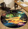 Pokemon Patroon Rond Kleed, Binnen/Buiten Mat, voor Picknick, Speelkamer, Slaapkamer, Kantoor, Woonkamer, Huisdecoratie Tapijt, Verjaardagscadeau
