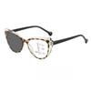 2025 Fashion Men Women Photochromic Reading Glasses Trendy Cat Eye Multifocal Glasses Outdoor Far Sight Eyeglasses +1.0+1.5+4.0