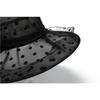 Hat Women's Foldable Organza Sun Hat Summer Women Middle-aged Elderly People Large Eaves Flower Sun Protection Mother Basin Hat