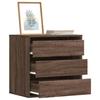VidaXL Corner Chest of Drawers Brown Oak 60x41x58 Cm Engineered Wood, Chest of Drawers, Filing Cabinet, Drawer Cabinet, Cabinet 852849