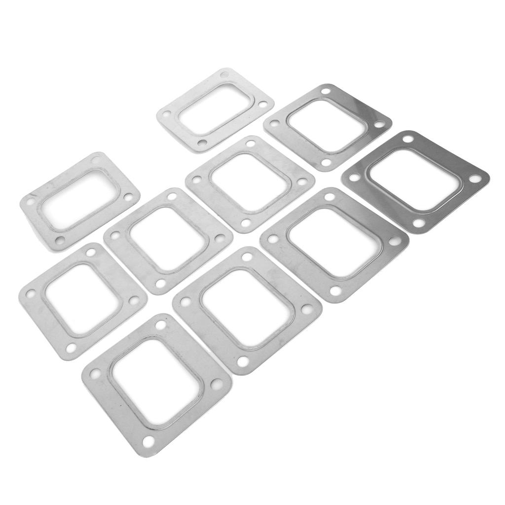 Turbo T4 Flange Gasket Stainless Steel 4 Bolt Hole SeparateType Metallic Crush Style