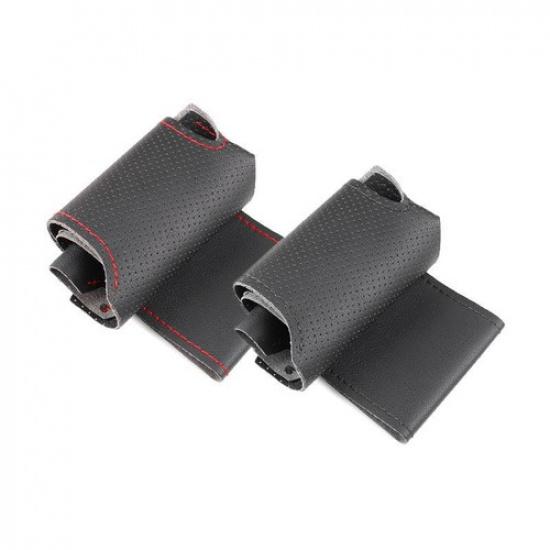 Car Steering Wheel Perforated Leather Cover Fit For Porsche Cayenne 2003-2010