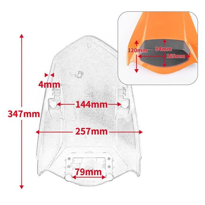 Capot de selle pour KTM 1290 Super Duke R 14-19 look carbone Zaddox