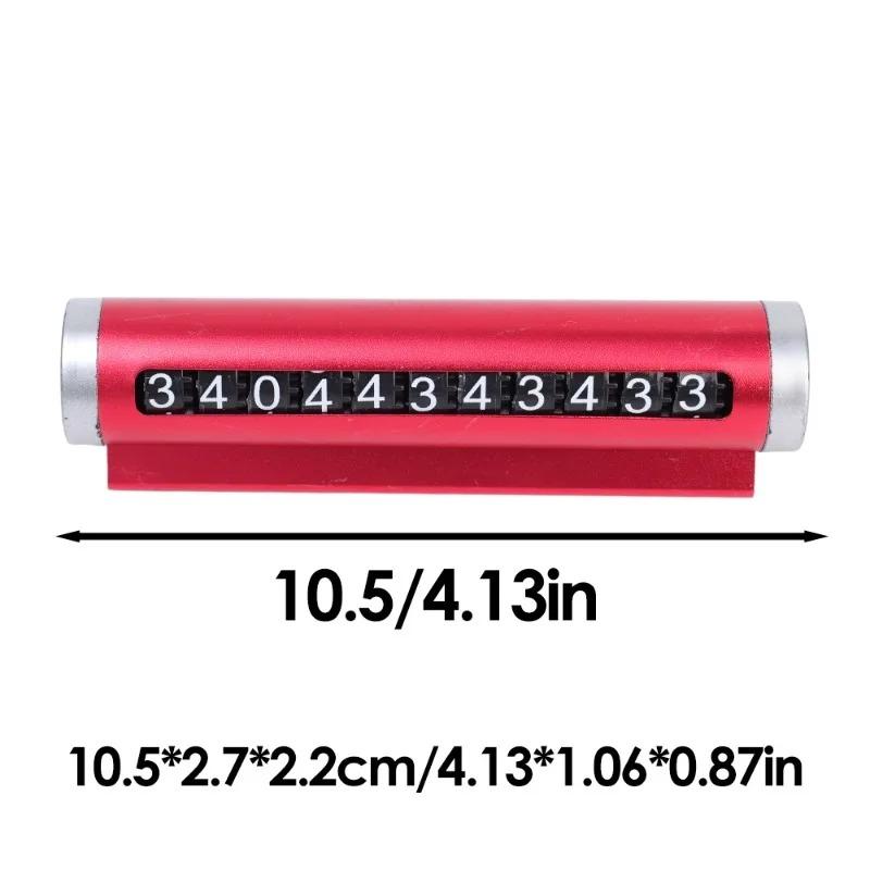 Car Phone Number Card Temporary Parking Card Plate Telephone Number Car Park Stop Automobile Accessories