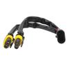 9005 9006 Male to Female Headlight Splitter Harness - Dual Output Wiring Adapter Kit for Truck LED Headlamp Retrofit