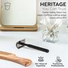 Parker 78R Fixed Razor for Both Men and Shaving Razor Replacement Blades To Disassemble and Razor for Men Closed-Comb (Refreshing