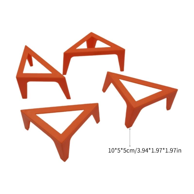 4Pcs Canvas Stands for Painting Mini Canvas Feet Risers Canvas Support Stands for Pouring Paintings Drawing Supplies