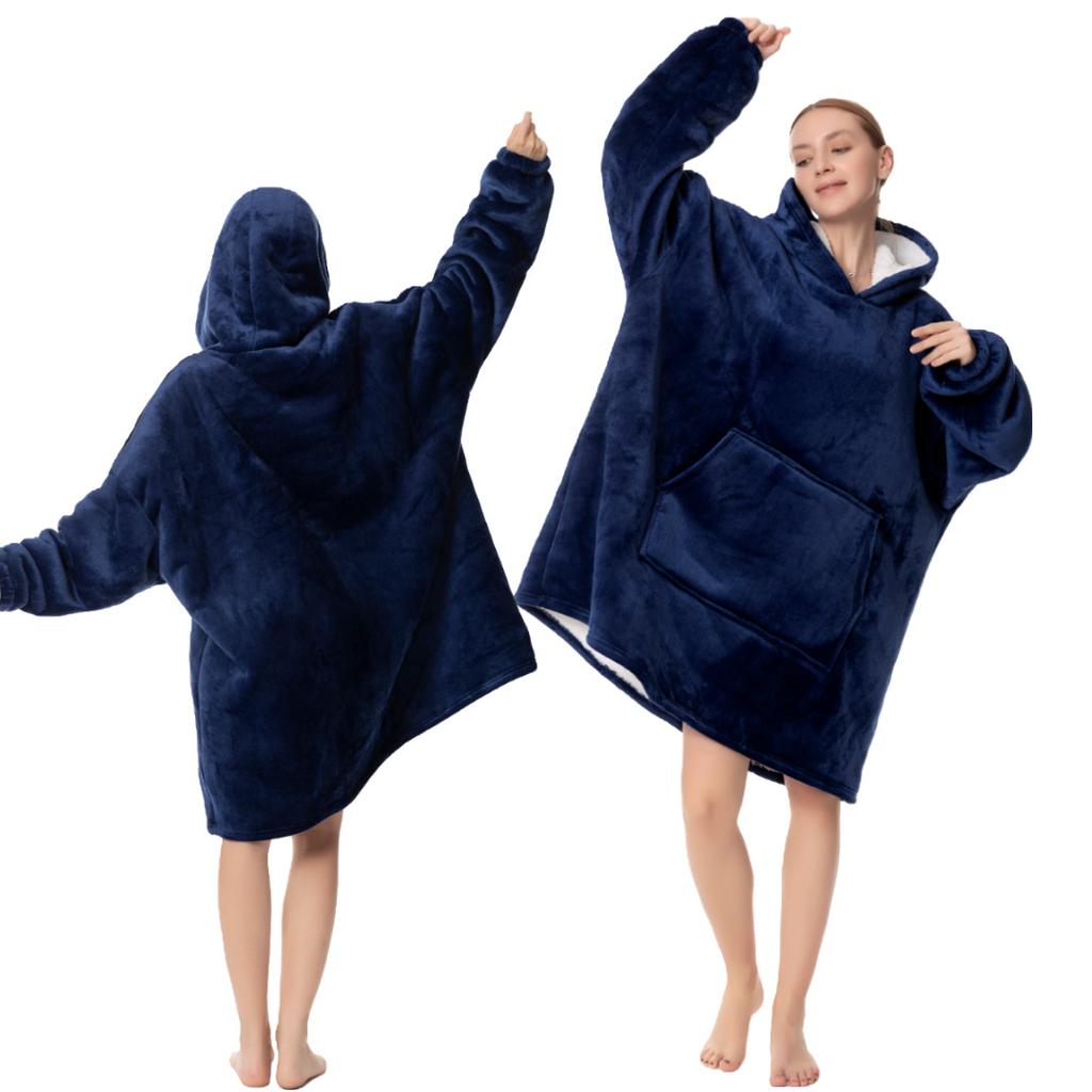 1 Stück Kapuzenpullover für Erwachsene, Kaltwetterkleidung, Hauskleidung, Flanell-Pyjama