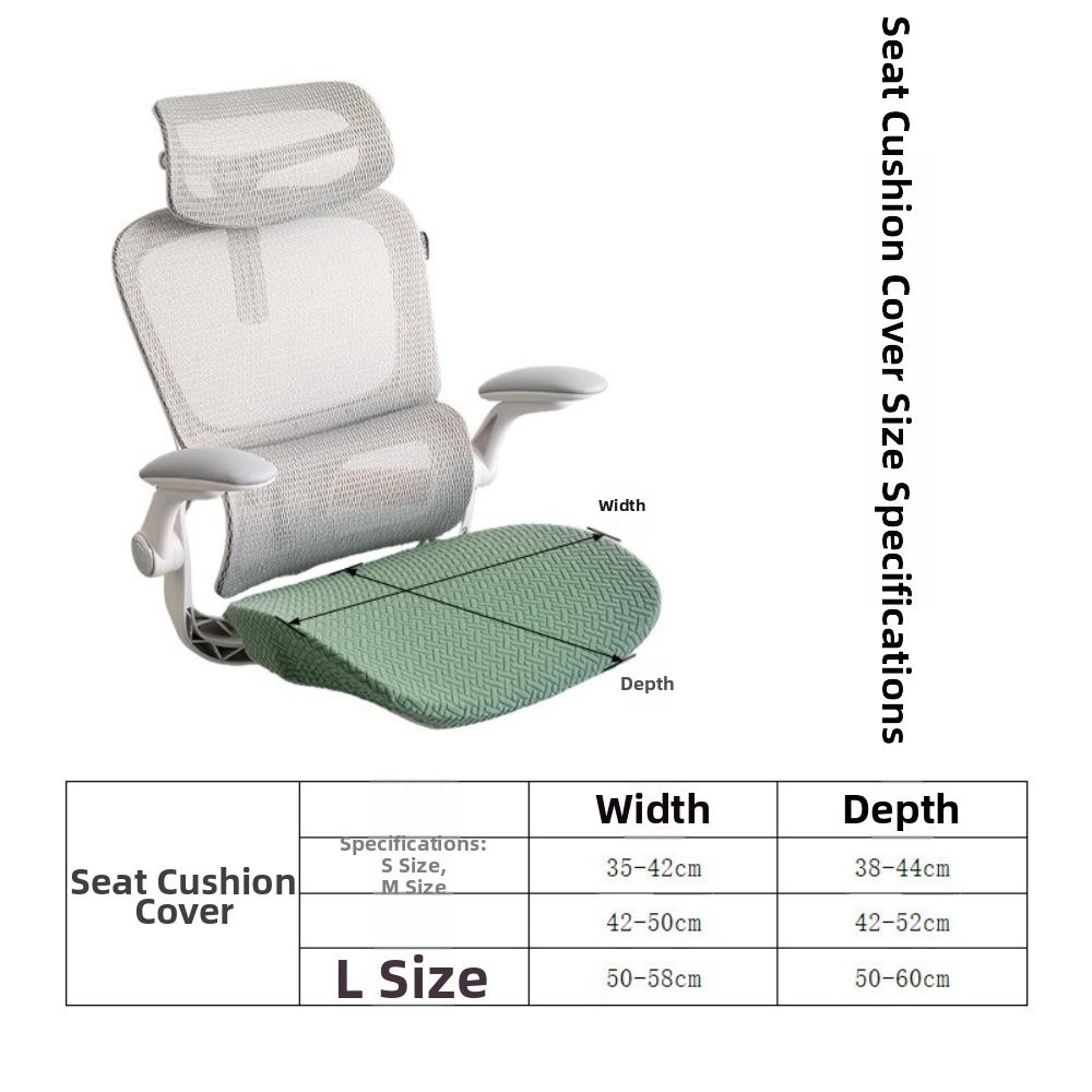Dustproof Design Office Chair Cushion Universal Fit Swivel Chair Slipcover For Home Office