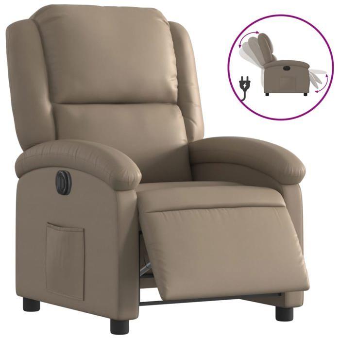 VidaXL Electric Recliner, Relaxation Chair with Adjustable Backrest and Footrest, Living Room Seat, Modern, 3204218