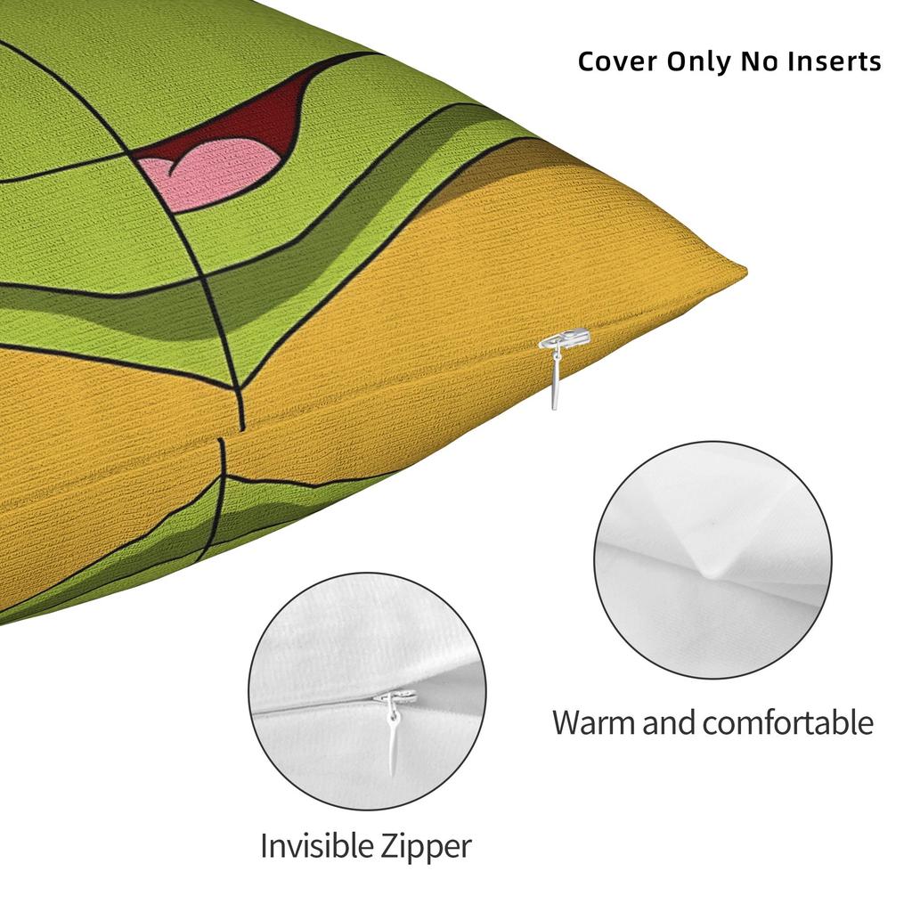  T-Teenage M-Mutant Ninja Turtles Pillow Case  Funny Pillow Cover Print Pillowcases For Sofa Car Home Decor