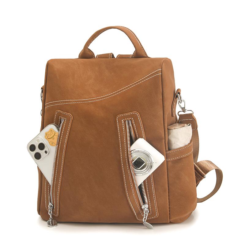 Multifunctional Shoulder Bag Anti-theft Backpack Women's Stitching Backpack