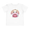 Toddler Cute Bunny Donut Shirt Kawaii Cartoon Easter Rabbit Graphic T-Shirt
