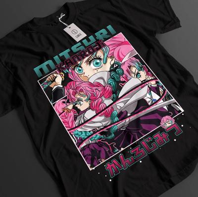 Demon Slayer Shirt Tanjiro T-Shirt Zenitsu KNY Nezuko Inosuke Akaza Muzan Tee