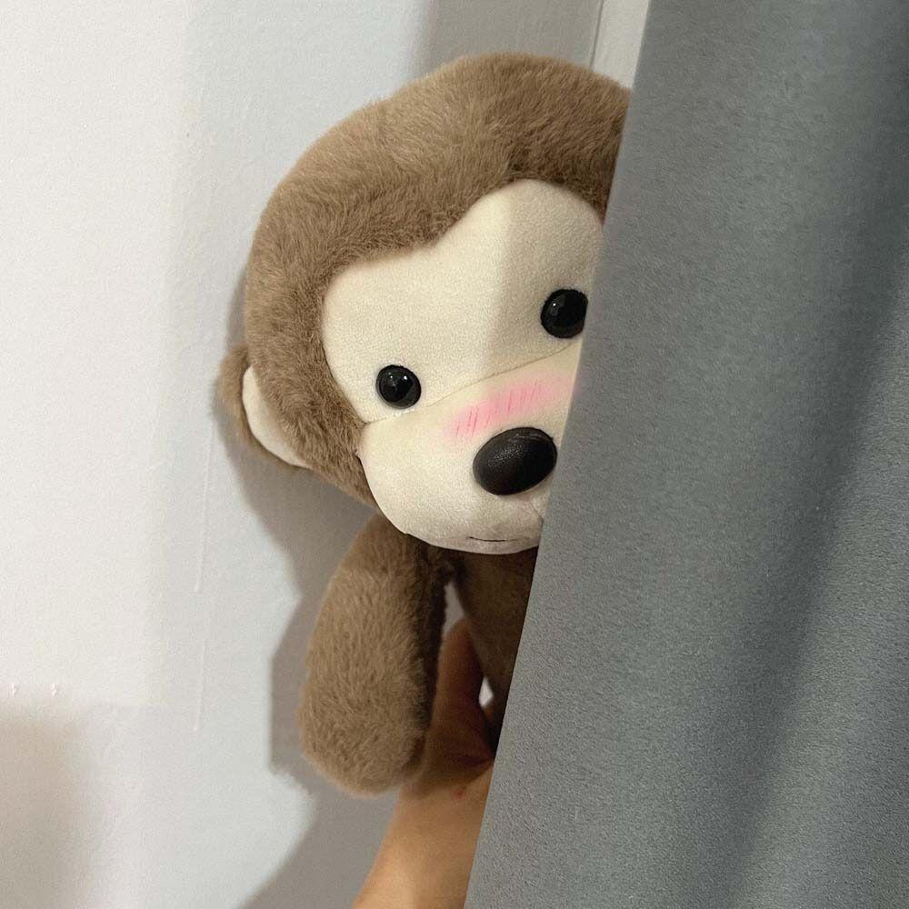 Wild Animals Simulation Monkey Doll Stuffed Pillow Monkey Stuffed Animals Kids & Adults