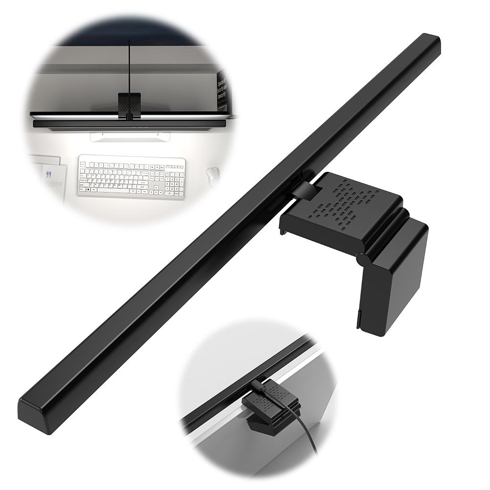 LED Monitor Light Bar Dimmable Computer Monitor Lamp USB Powered Hanging Table Lamp for Desk/Office/Home/Game