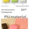 Color Soft Potato Pinch Toy Custard Bun Sticky Small Cake Slow Rebound Decompression Toy Party Gift