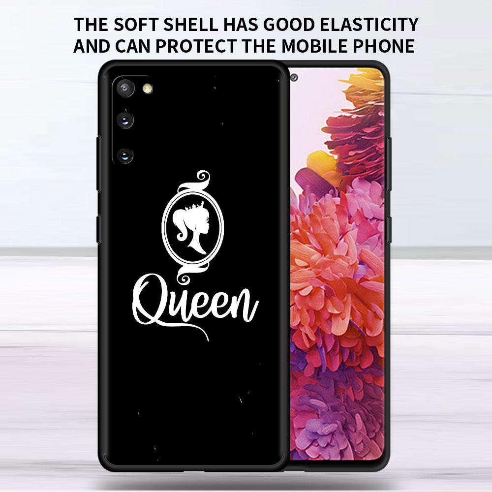 Soft Case For Samsung Galaxy Note 20 Ultra 10 Plus Lite A50 A70 A20 A40 A20e 9 8 A60 A10e Funda Phone Cover Princess Mom Queen