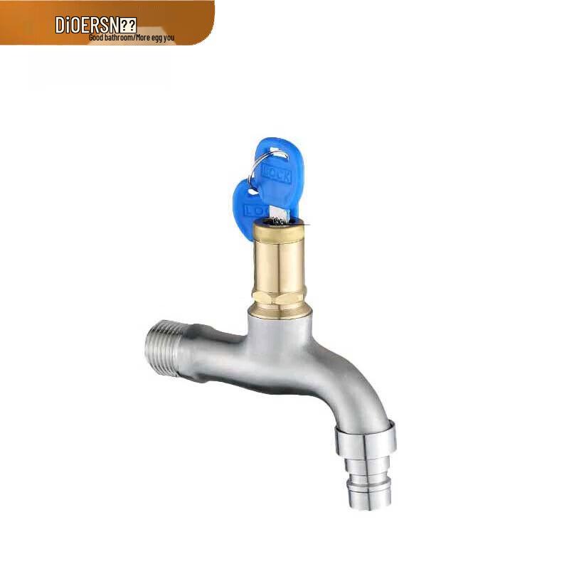 

Запираемый антивандальный садовый кран