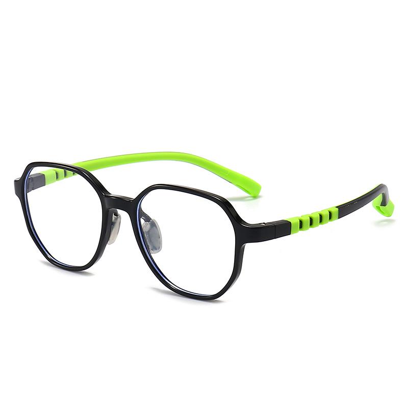 Children's Fashion Ultralight TR90 Two-Color Blue Light Blocking Prescription Eyeglass Frames