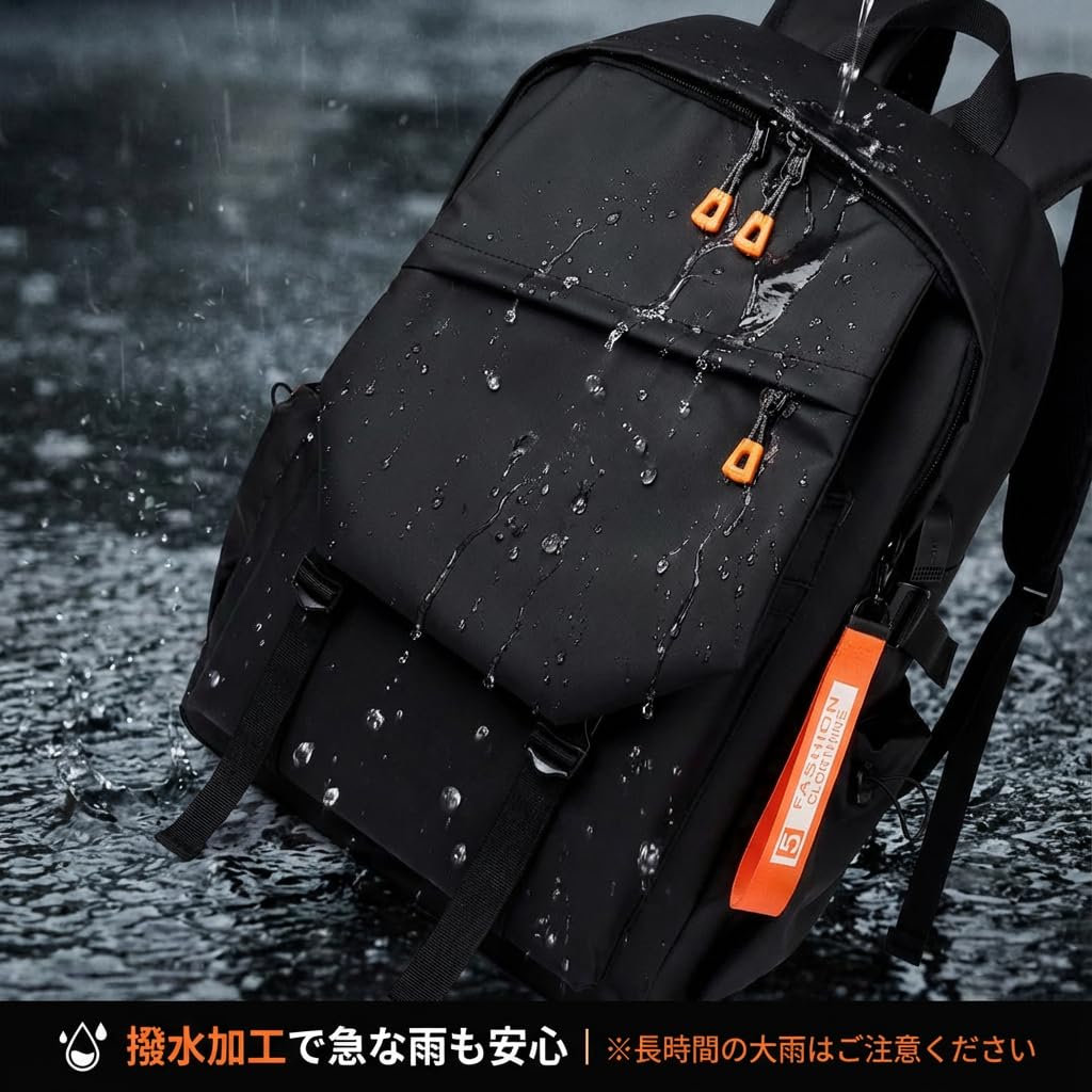 BOTATA Backpack for Men and Women, 30L Large Capacity, Waterproof, Lightweight, with USB Charging Port, Fits 15.6-inch Laptop, Carry-on Case