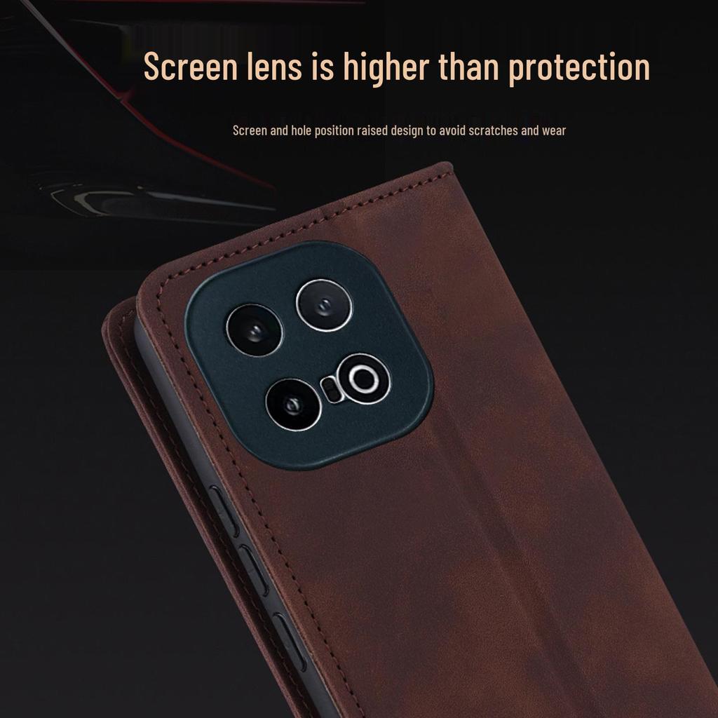 Custodia in Pelle a Flip a Copertura Totale per iQOO 15 - Protezione Anti-Caduta per il Modello V2505A