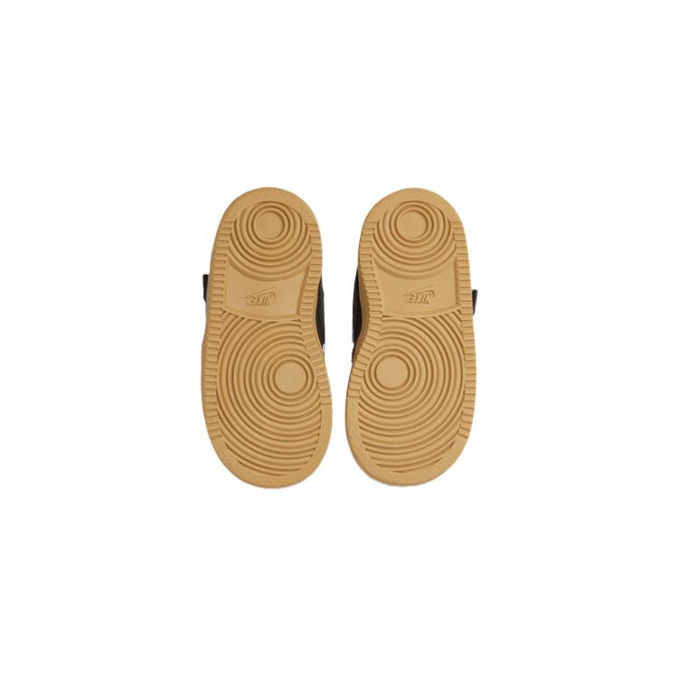 Nové protiskluzové a oděru odolné teplé kotníkové boty Nike pro batolata, černé, fleecem podšité, pro kojence a batolata AV3159-002