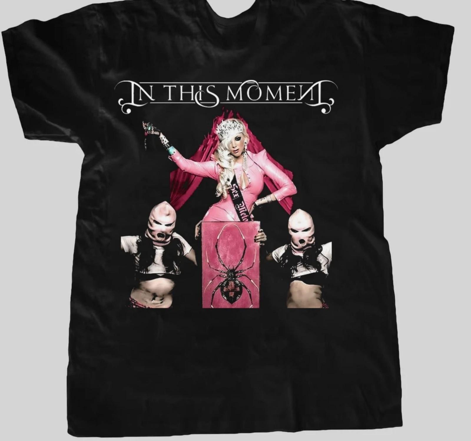 Vtg Maria Brink In This Moment Cotton All Size Men Women Black Shirt S