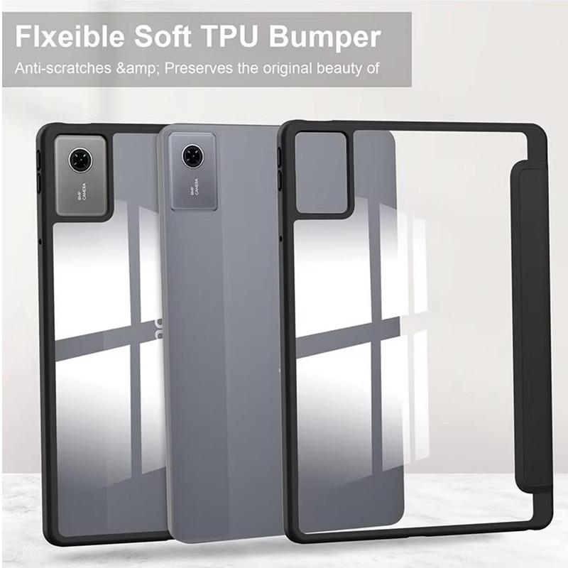 For Lenovo Xiaoxin Pad 11 Case PU Leaher Silicone Back Fold Stand Cover Funda For Lenovo Idea Tab TB336ZU/FU Tablet Case