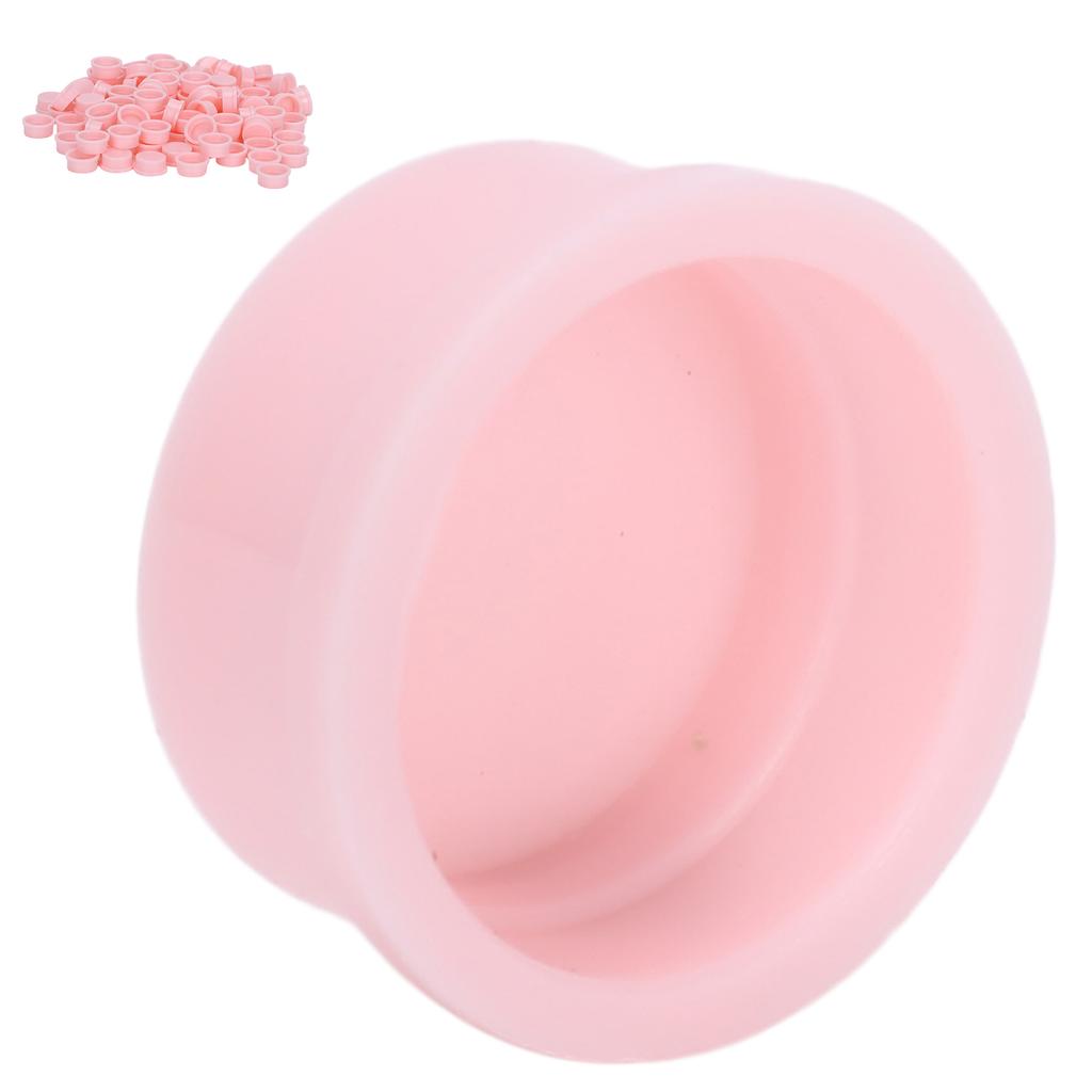 500pcs Grafting Eyelash Glue Cup Glue Delay Container Eyelash Grafting Extension Tool