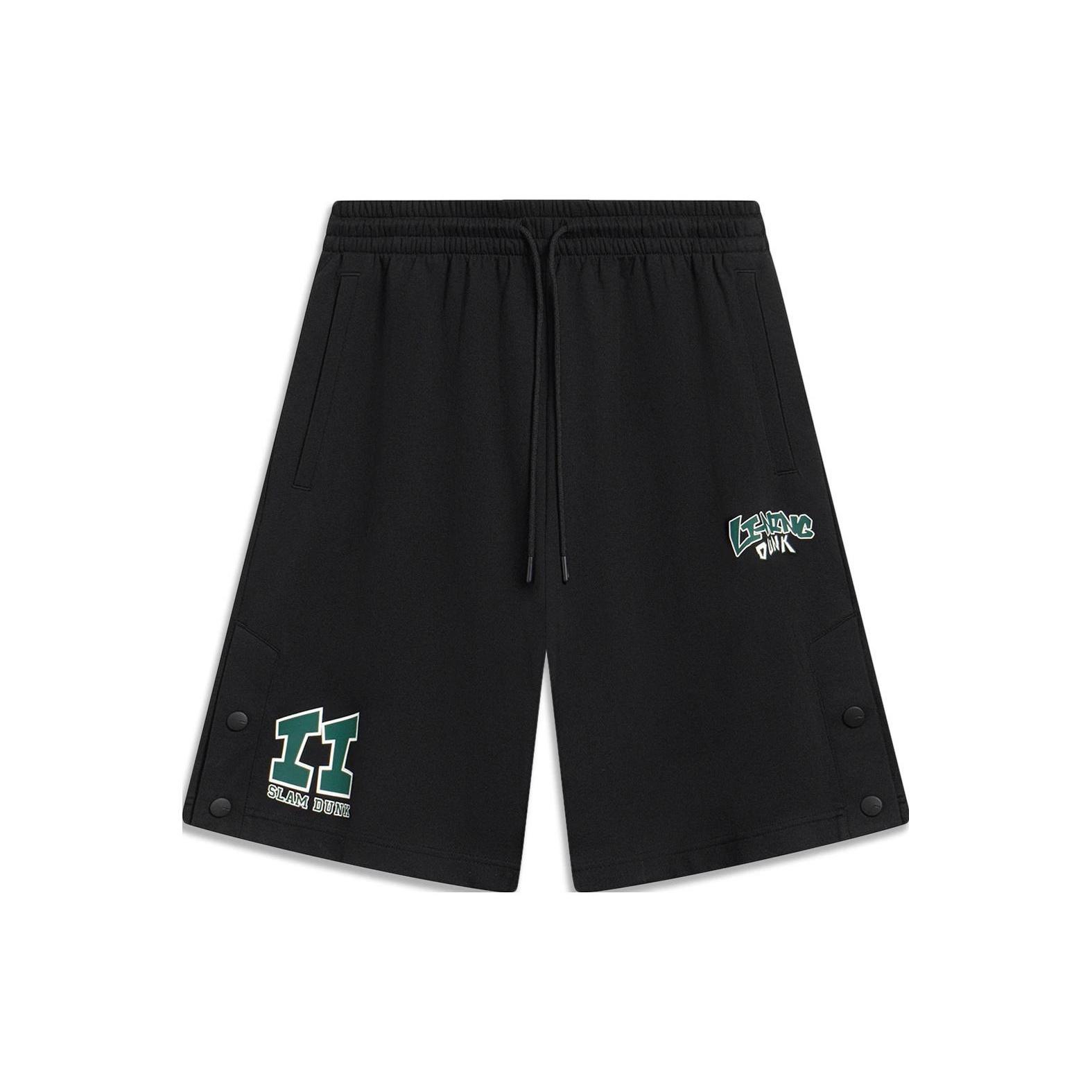 Li-Ning Hoops Slam Dunk Graphic Shorts  Black  Men s AKST603-2 XL