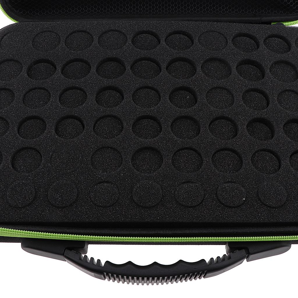 60 Bottles Essential Oil Carrying Case Portable Makeup Bag Storage Container