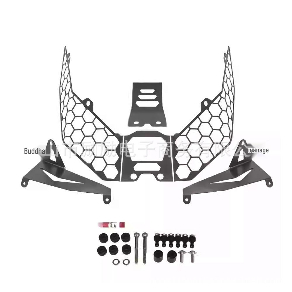 Zongshen 368G 2026 Motorcycle Waterproof Stainless Steel Headlight Protector Guard