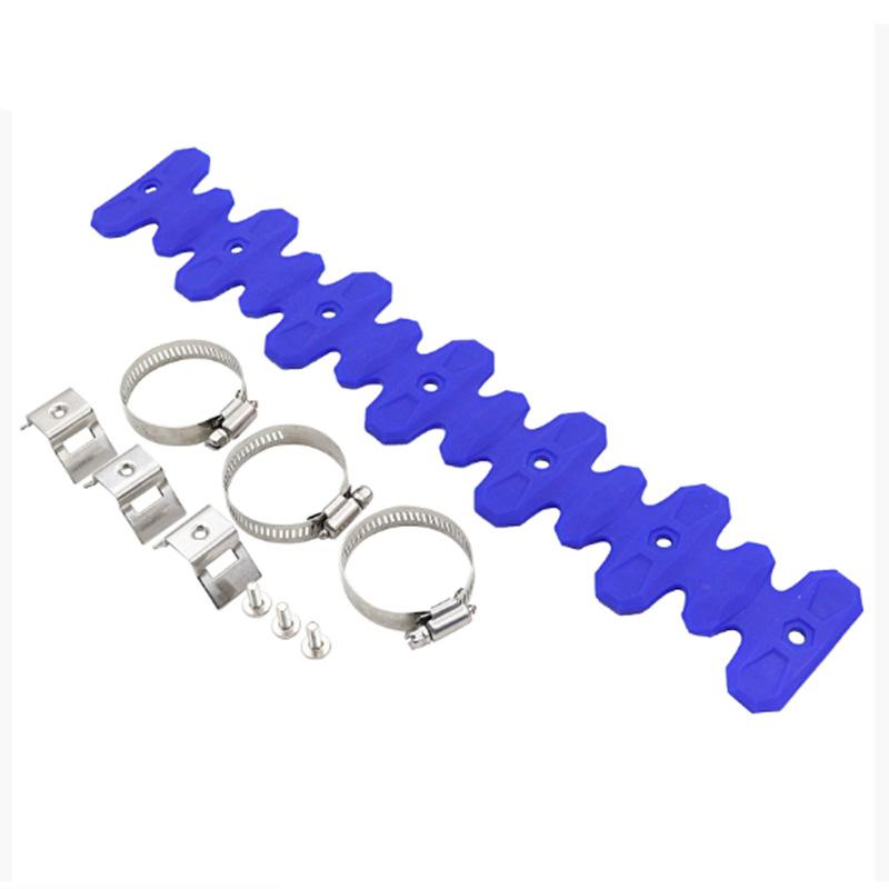 Motorcycle Exhaust Pipe Silicone Heat Shield Protector Anti Scald Guard Cover With Clamp For Dirt Bike Off Road Motorbike Repair
