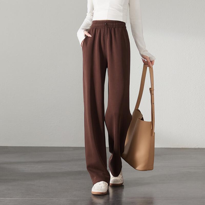 SOFSIL Women s High-Waist Drawstring Straight Leg Casual Pants 26/S