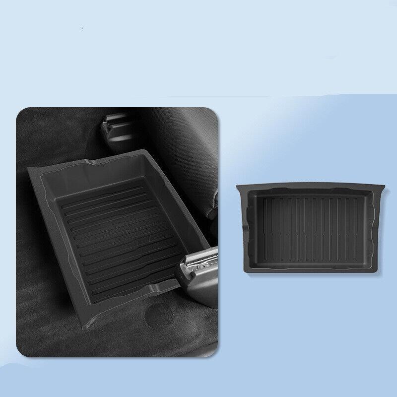 1X Under Seat Storage Box Organizer Case Tray For Tesla Model X   2024