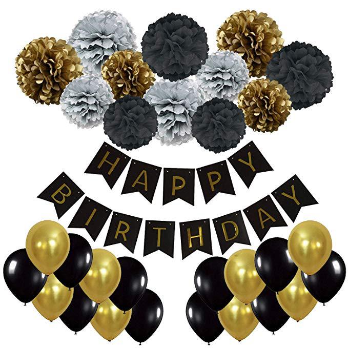 

Paper Flower Ball Flag Package Pentagram Aluminum Film Glitter Pentagram Balloon Package Baby Birthday Black paper flower ball package