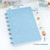 Creative A5 Loose-Leaf Book Cartoon DIY Binder Journals Mushroom Buckle Hole Notebook  Writing