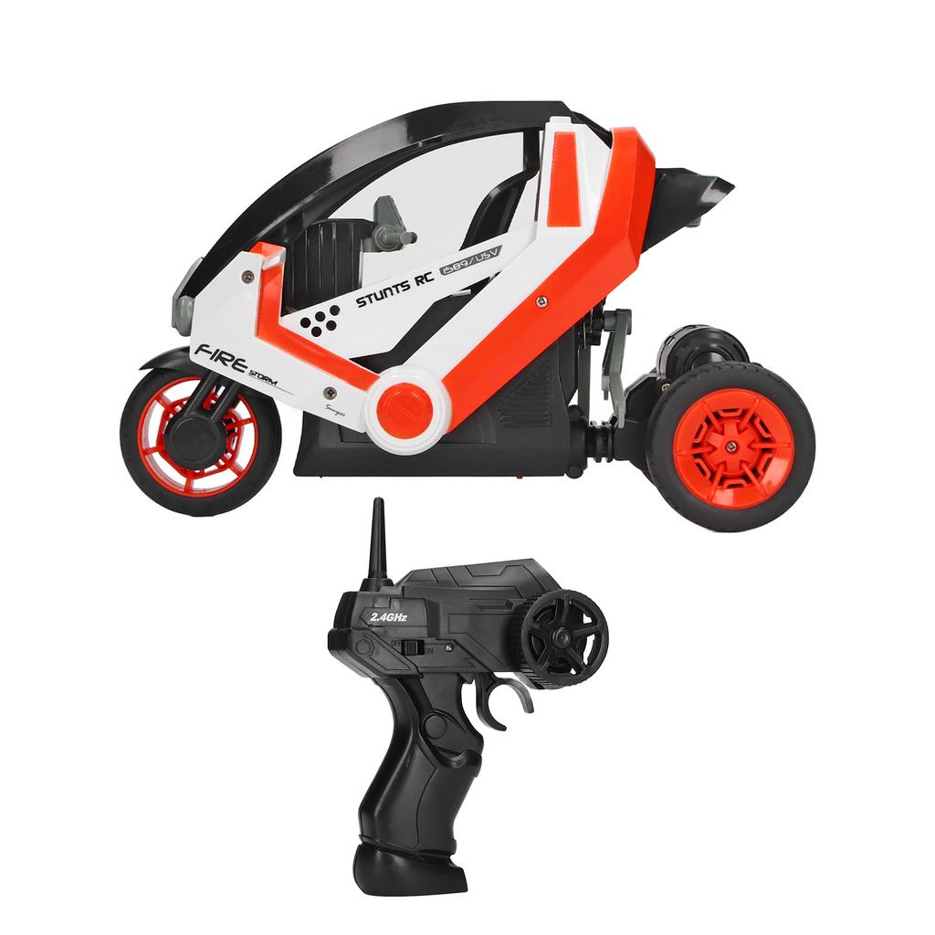 1:8 RC Drift Motorcycle High Speed 3 Wheeled Remote Control Stunt Motorcycle for Children Outdoor