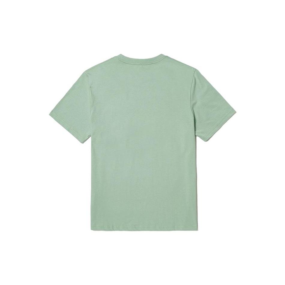 Timberland T Shirts Men's Frost Green Crew Neck Moderate Straight Fit A6QXH-Q43