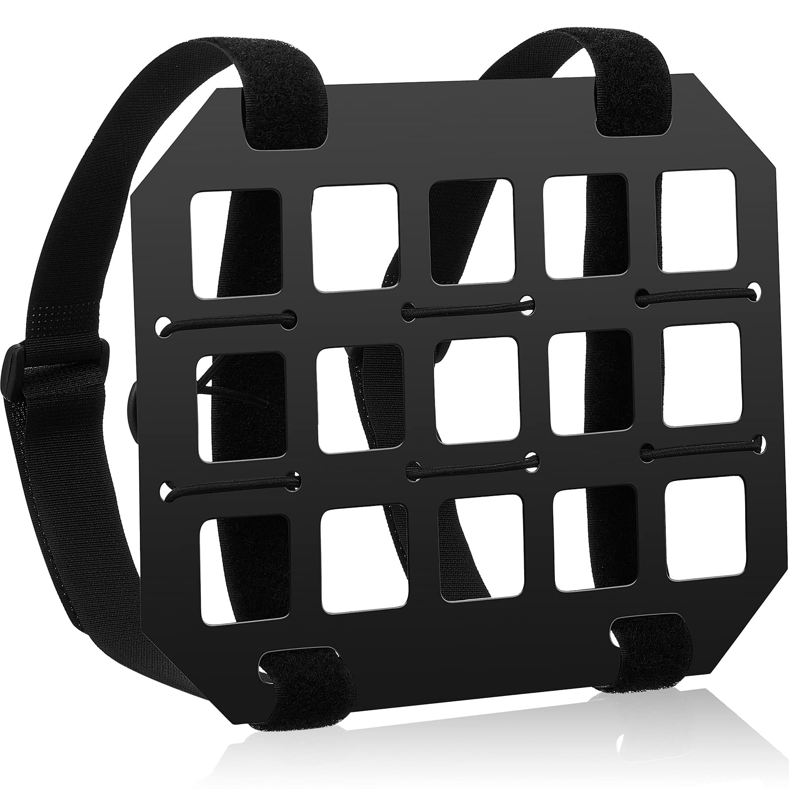 

Amylove Автомобильная жесткая панель Molle Металлический органайзер на солнцезащитный козырек автомобиля Molle Тактический органайзер на козырек 8 x 6.5 Inch