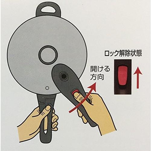 Pearl Metal NEO HB-1734, 3.0L, Induction Compatible, Single-Layer, Silver, One-Hand Pressure Cooker with Recipes