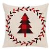 Christmas Elk Forest Car Neck Guard Home Sofa Pillowcase Christmas Pillowcase with Core