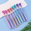 Imitation Metal Crystal Gem Glitter Pen with Large Diamond Bead