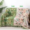 Green blanket, The Wizard of Oz, Sofa Blanket, Double Sided Blanket, Pure Cotton