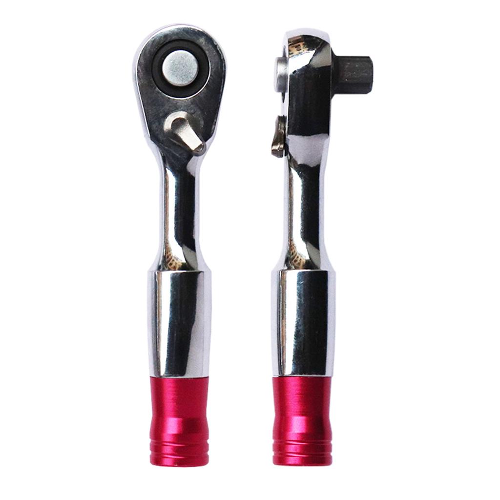 1/4 Zoll Ratsche Antrieb Ratsche Steckschlüssel Werkzeug Multifunktional Schnellverschluss DIY Handwerkzeug Ratschengriff Schraubenschlüssel